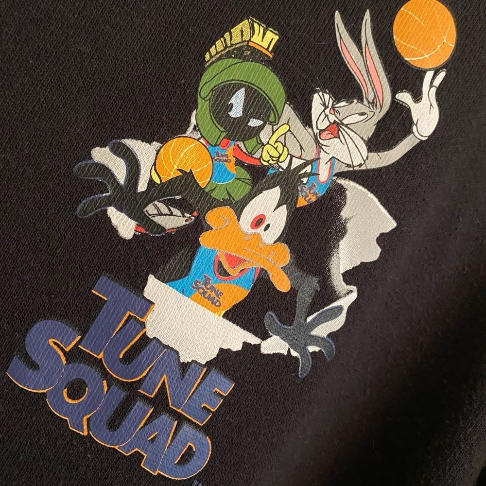 Vintage Hoodie Sweatshirt Looney Tunes Space Jam New Legacy Collector Size Large - Picture 6 of 16